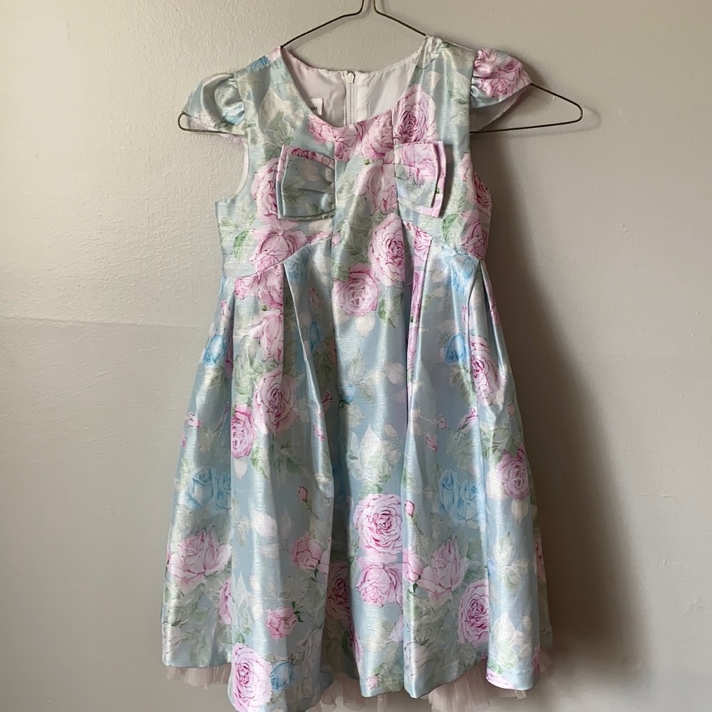 Bonnie Jean size 6 Teal Dress